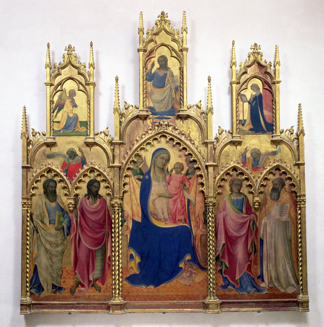 Madone et Enfant avec Saints - Lorenzo Monaco