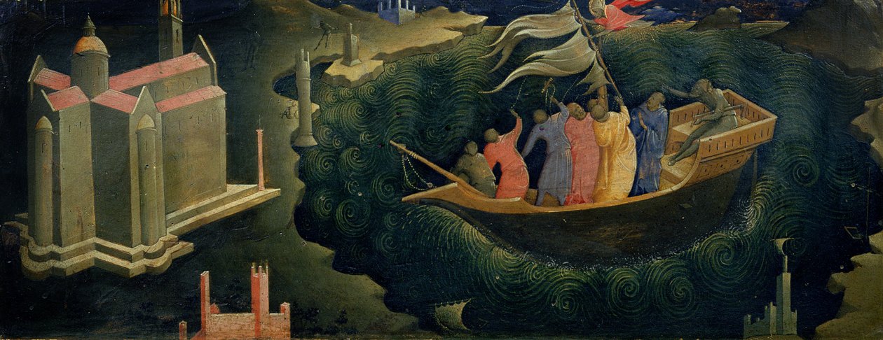Saint Nicolas de Myre calmant la tempête - Lorenzo Monaco