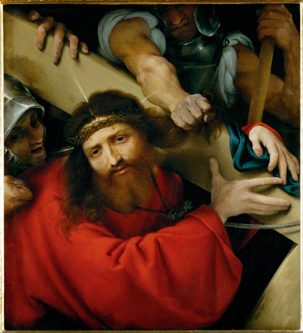 Le Christ portant la croix ... - Lorenzo (workshop of) Lotto