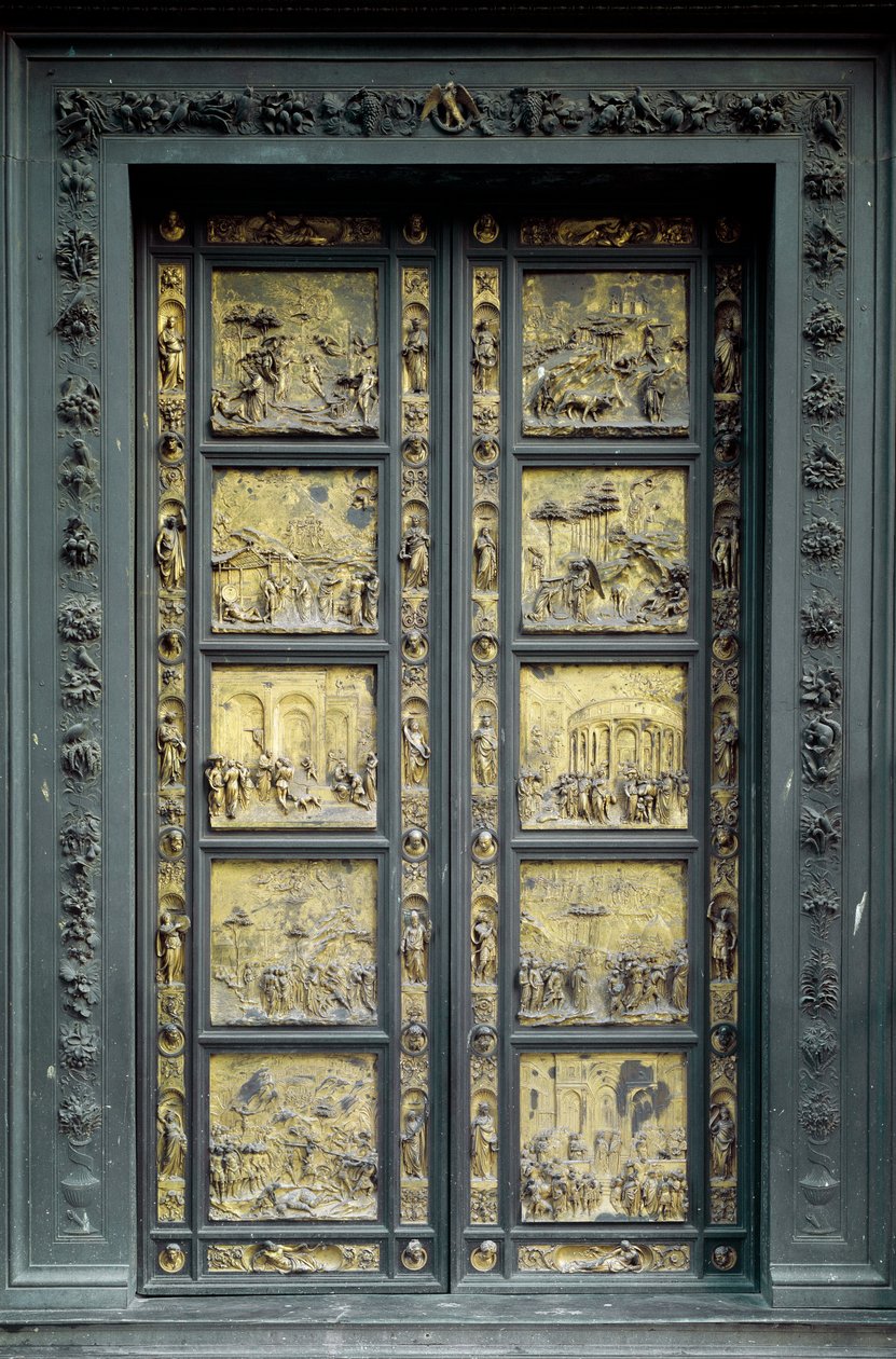 Porte du Paradis, réalisée par Lorenzo Ghiberti (1378-1443) - Lorenzo Ghiberti