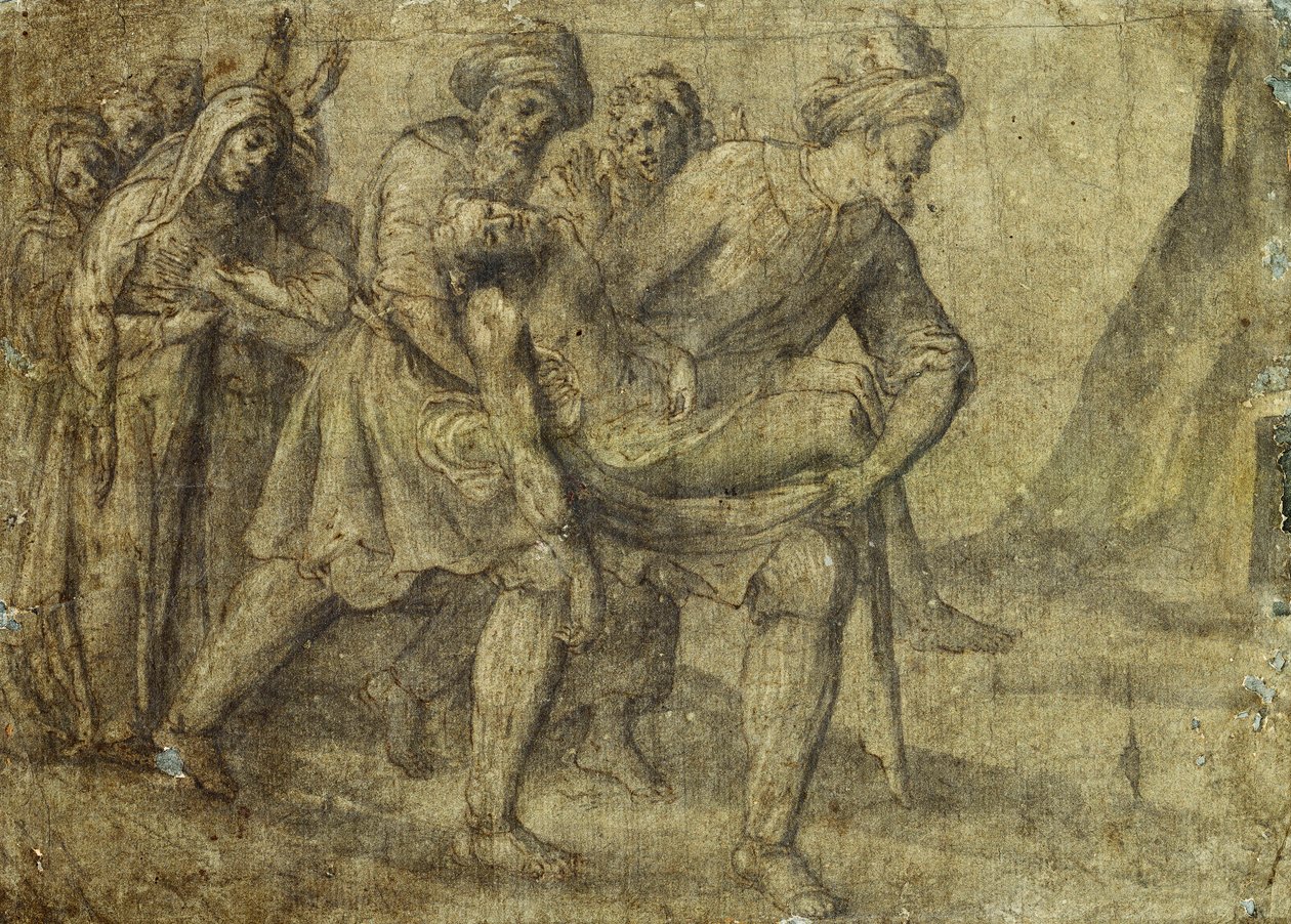 Le Christ porté au tombeau - Lorenzo Lotto