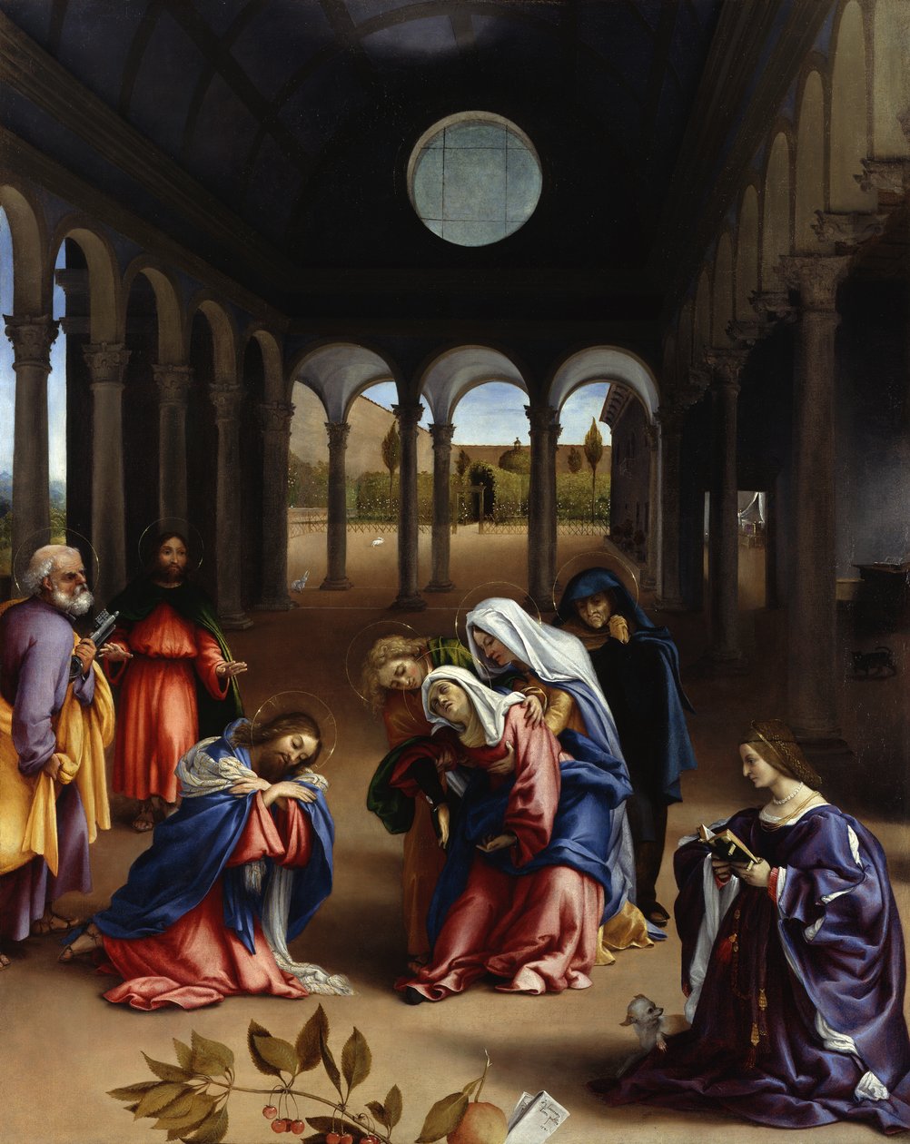 Les adieux du Christ à sa mère - Lorenzo Lotto