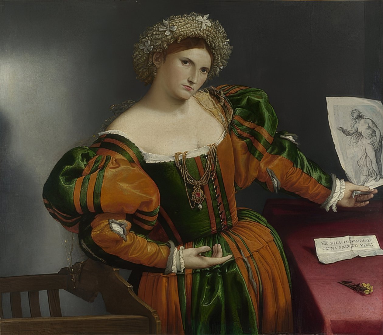Portrait de femme (Lucrèce) - Lorenzo Lotto