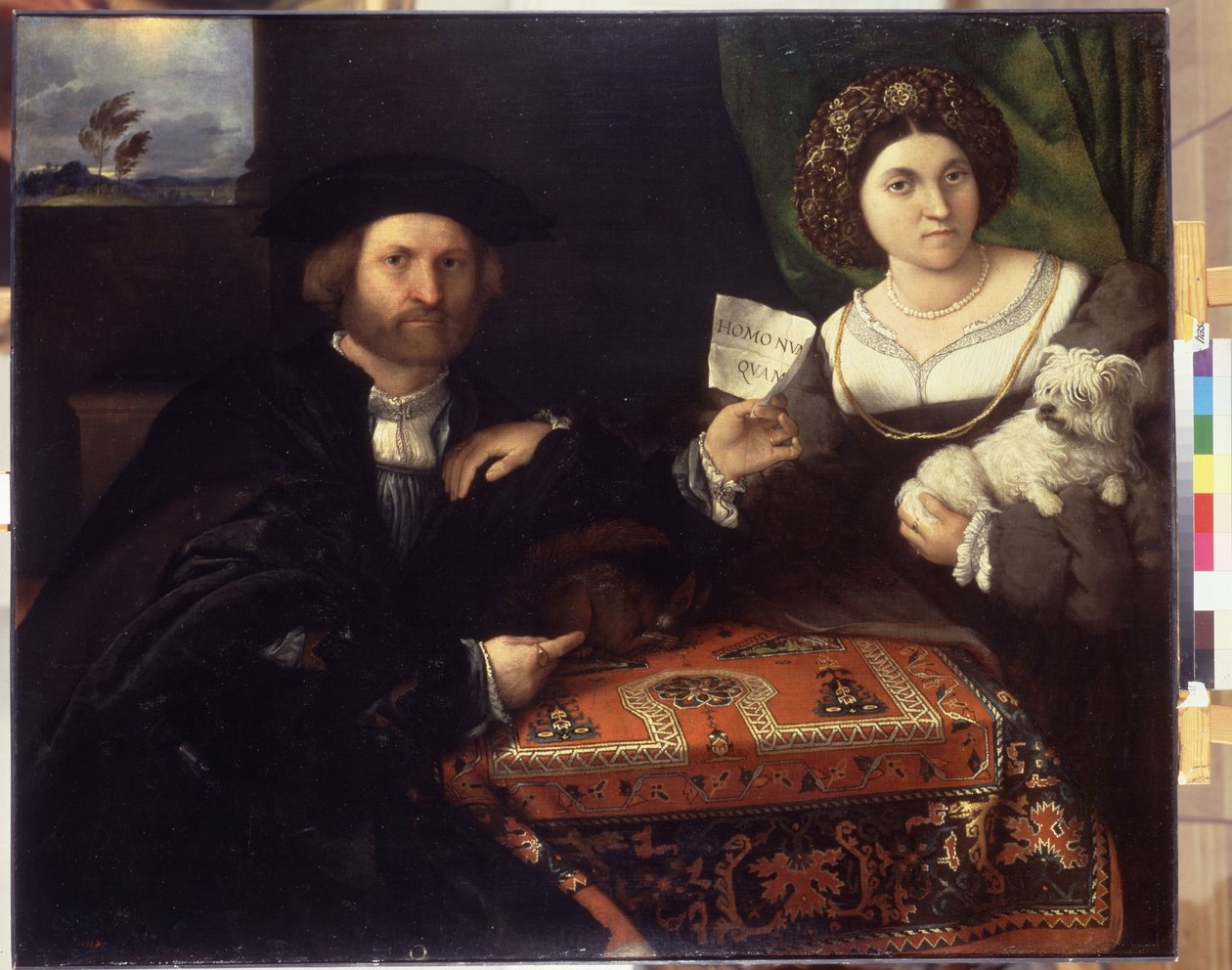 Portrait de famille. Peinture de Lorenzo Lotto (1480-1556), vers 1523 - Lorenzo Lotto