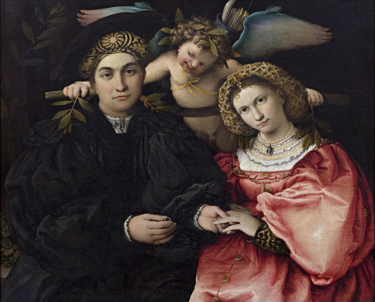 Portrait de Marsilio Cassotti et de sa fiancée Faustina - Lorenzo Lotto