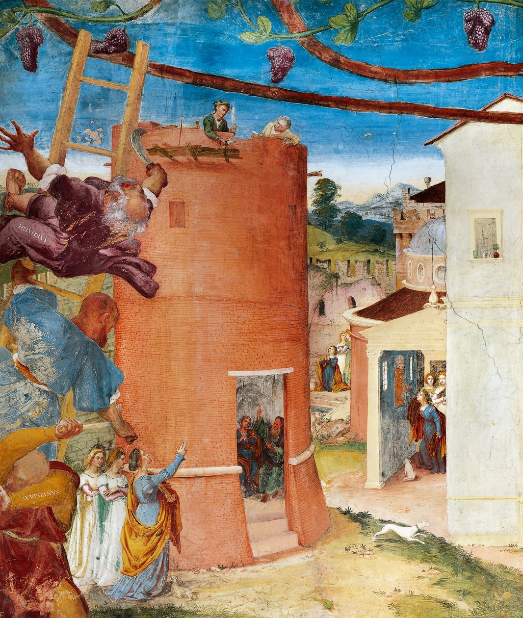 Sainte Barbe dans la tour (détail) - Lorenzo Lotto