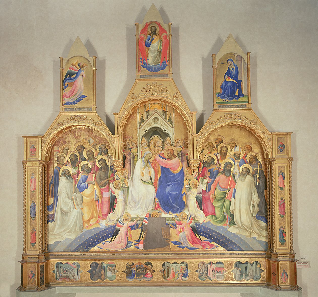 Couronnement de la Vierge, 1414 - Lorenzo Monaco