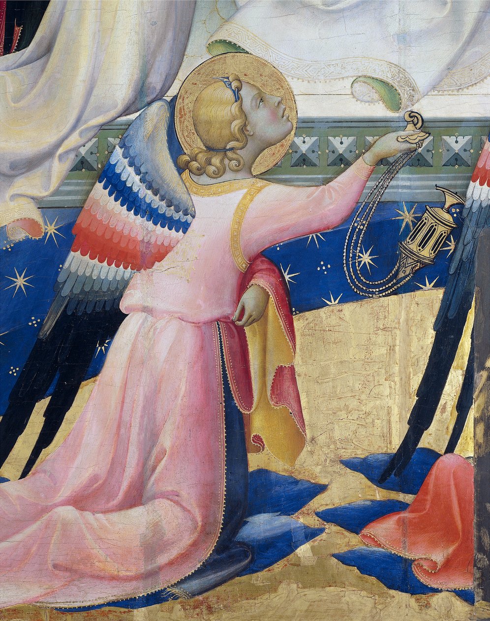 Ange agenouillé (détail) - Lorenzo Monaco