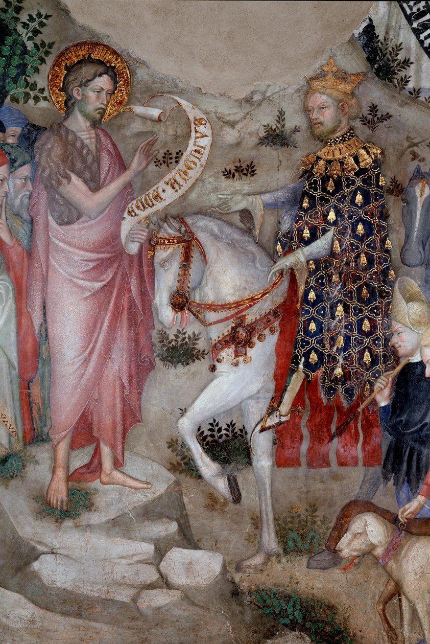 Prédication de Saint Jean-Baptiste (détail) - Lorenzo Salimbeni