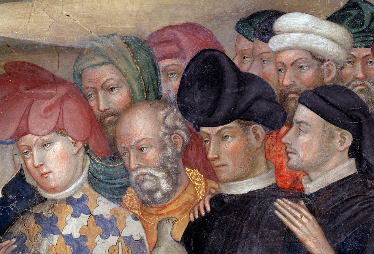 Saint Jean-Baptiste baptisant Jésus (détail) - Lorenzo Salimbeni