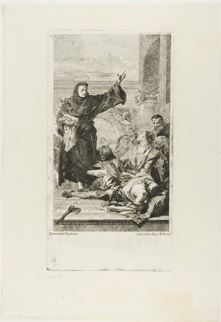 Le miracle de Saint Antoine de Padoue - Lorenzo Tiepolo
