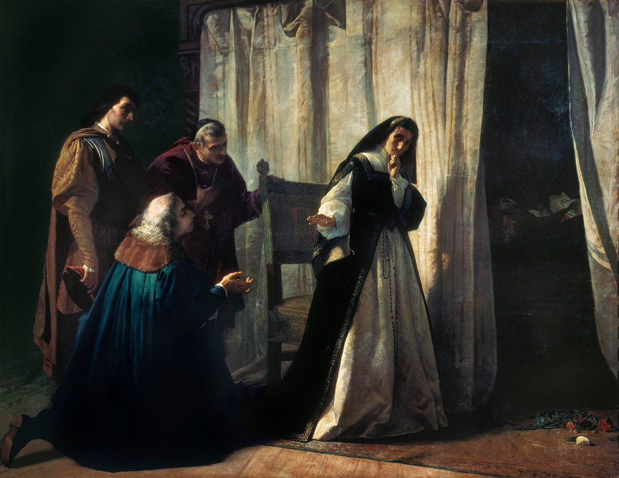 La reine Jeanne Ière dite Jeanne la Folle - Lorenzo Valles