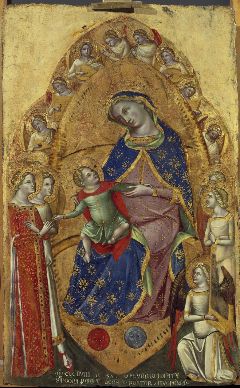 Le mariage mystique de Sainte Catherine - Lorenzo Veneziano