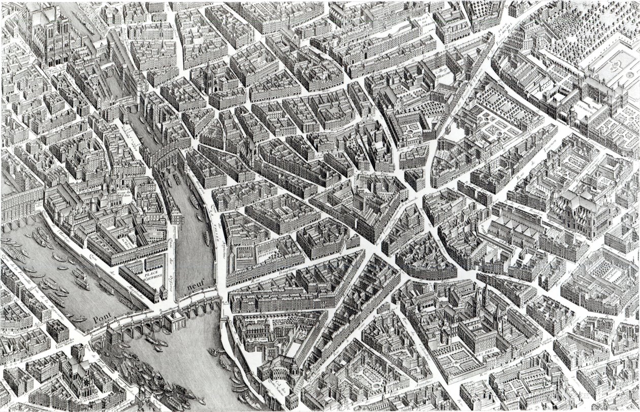 Plan de Paris, connu sous le nom de 