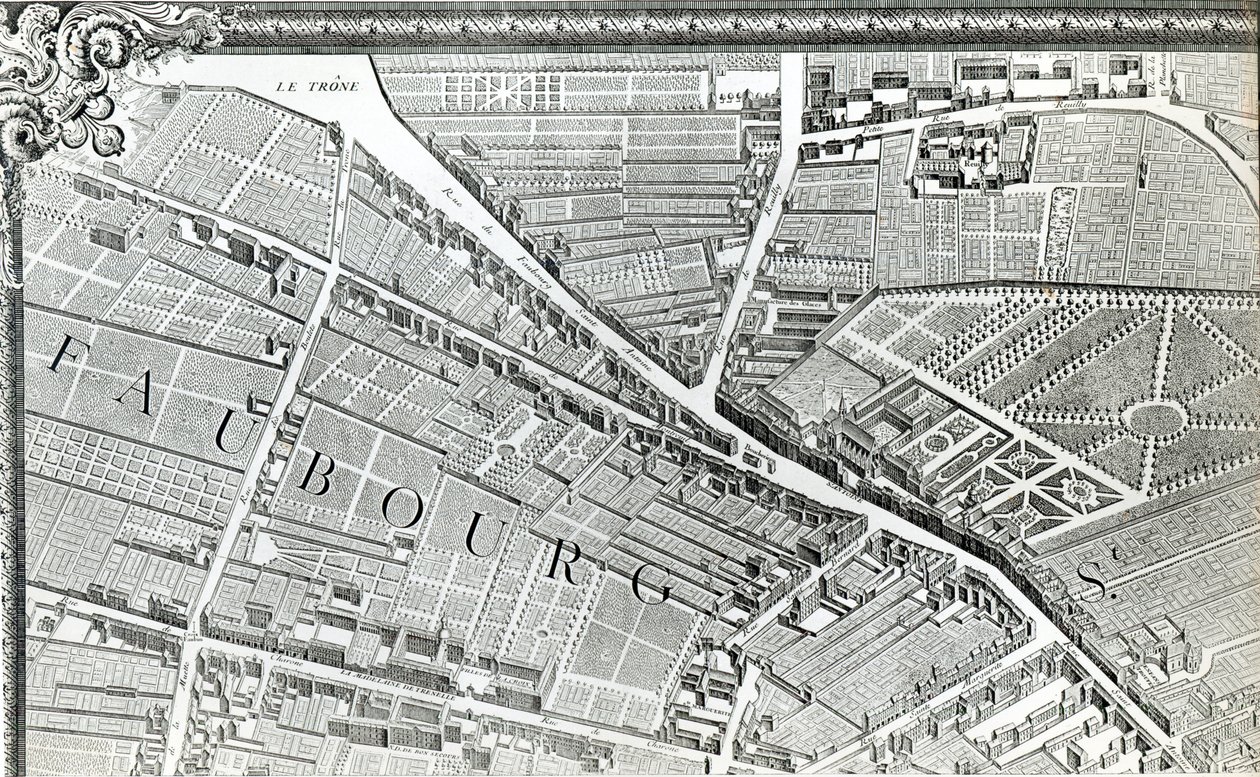 Plan de Paris, connu sous le nom de 