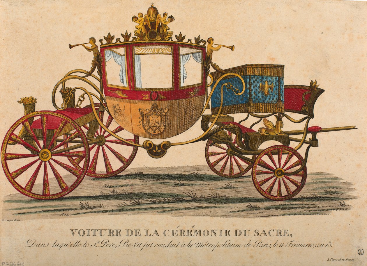 Carrosse pour le couronnement de l
