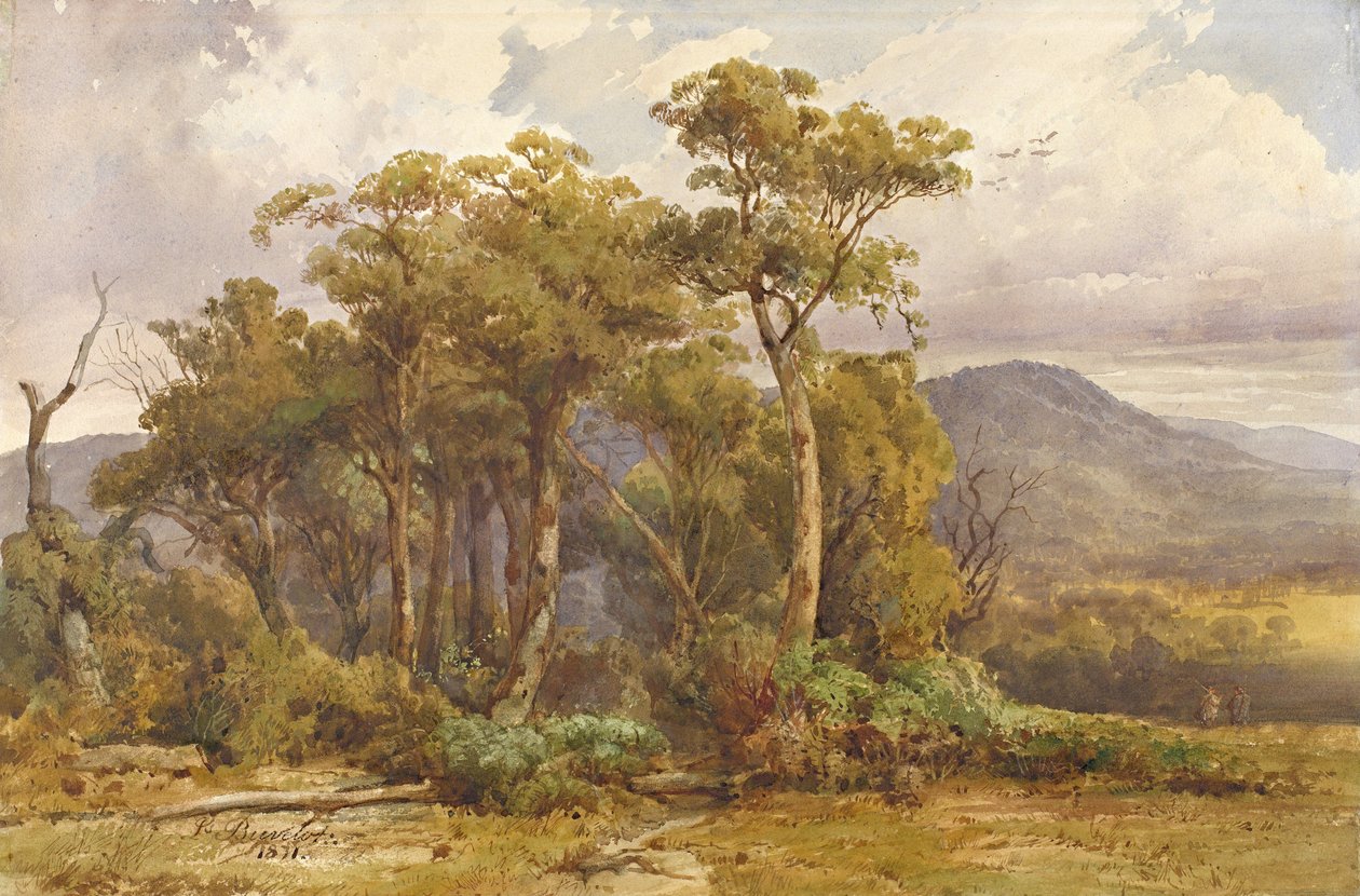 Plaines de Yarra - Louis Buvelot