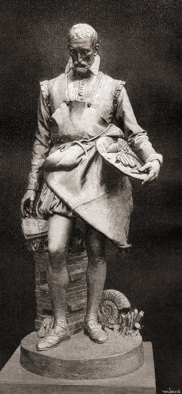Bernard Palissy, tiré de The Century Magazine, publié en 1887 - Louis Ernest Barrias