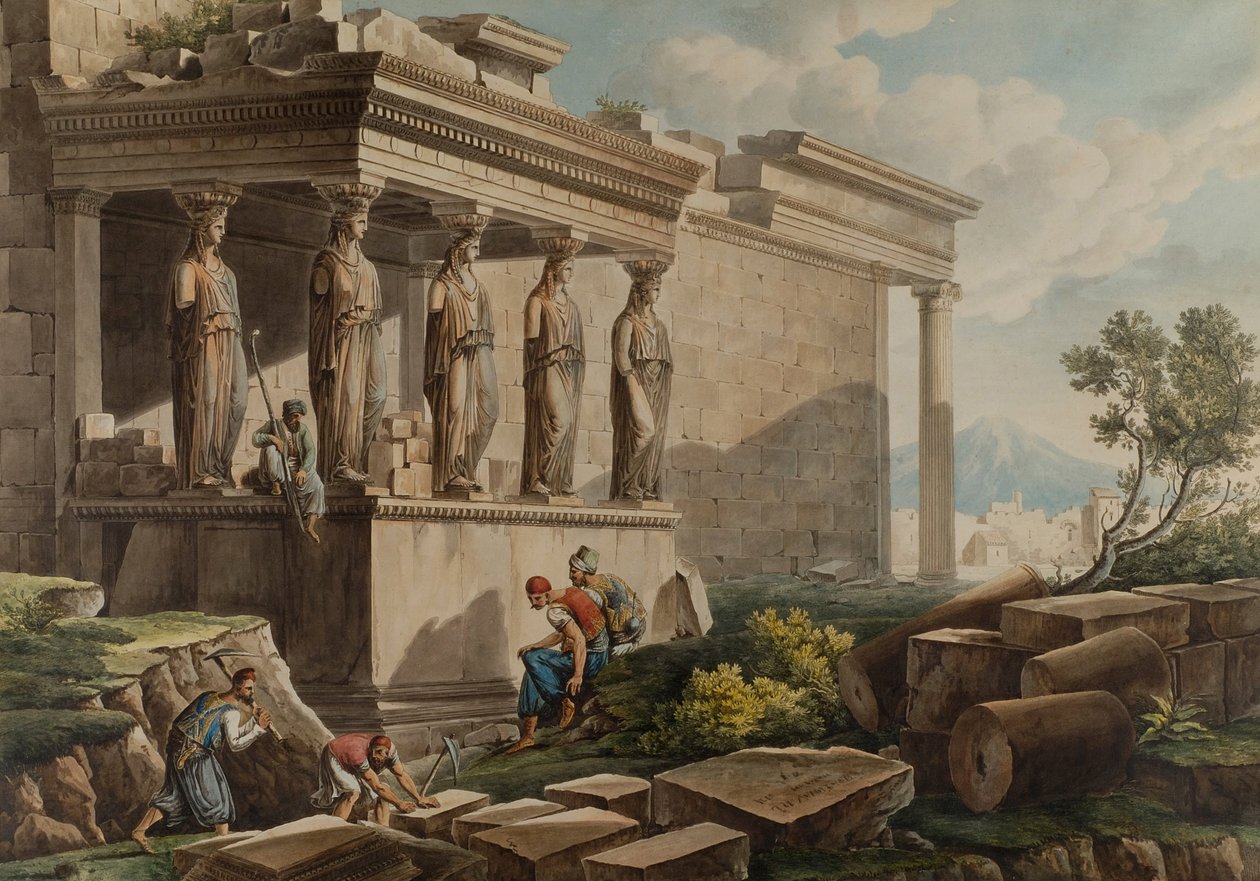 Le Portique des Caryatides sur l