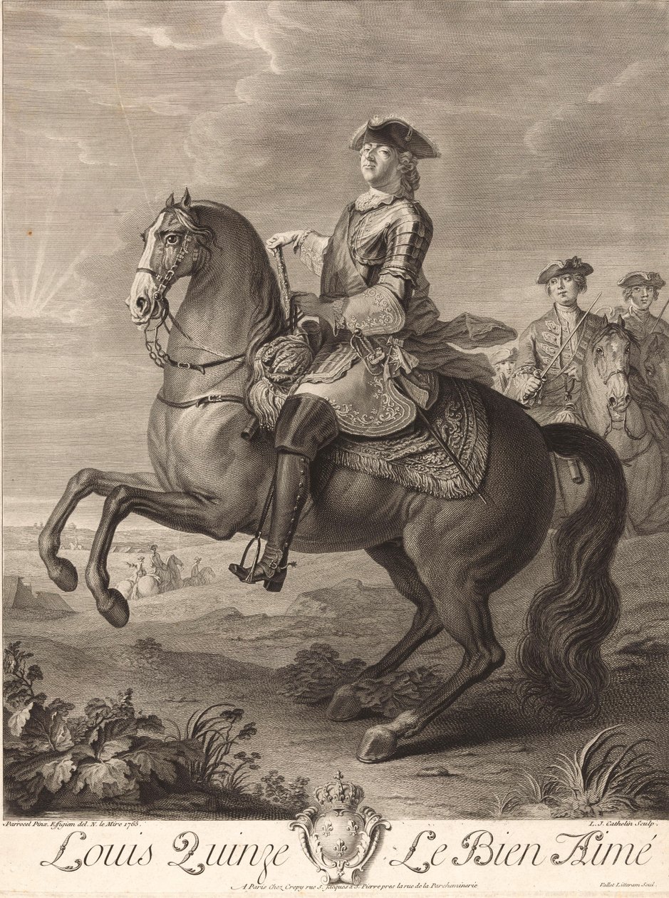 Louis XV - Louis Jacques Cathelin