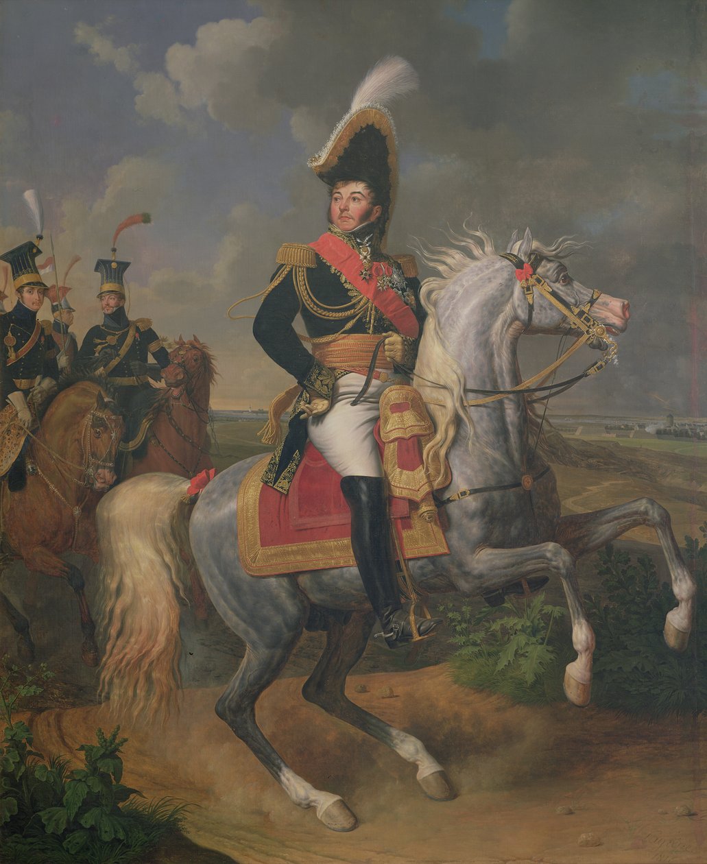 Portrait équestre du général Jean Rapp (1771-1821) 1816 - Louis Jean François Lagrenée