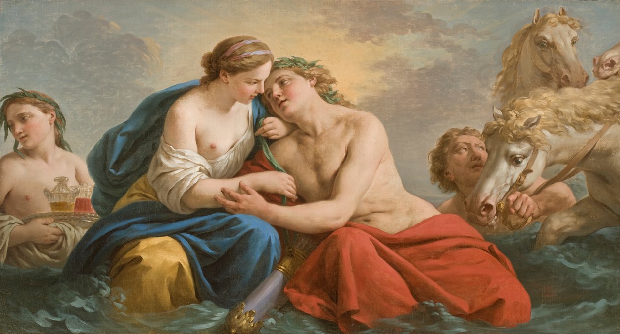 Coucher de soleil, 1772 - Louis Jean François Lagrenée