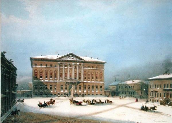 Maison du gouverneur général à Moscou, 1840s - Louis Jules Arnout
