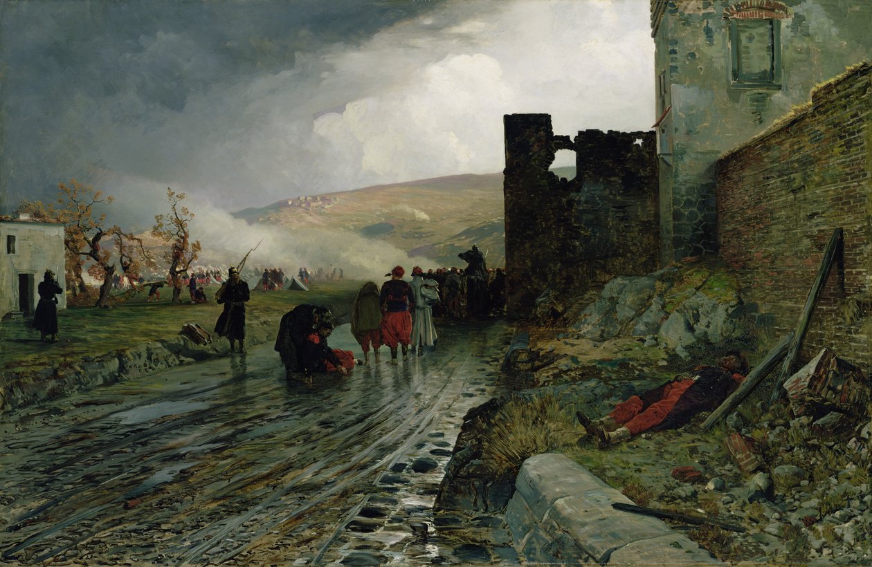 Transport des prisonniers après la capture de Metz en 1870 - Louis Kolitz