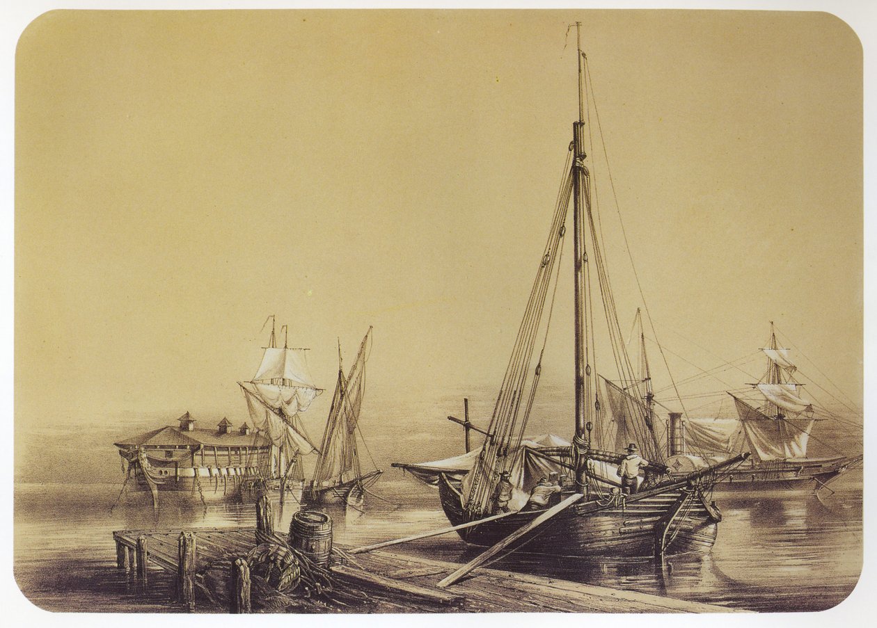 Tartane à Toulon - Louis Le Breton
