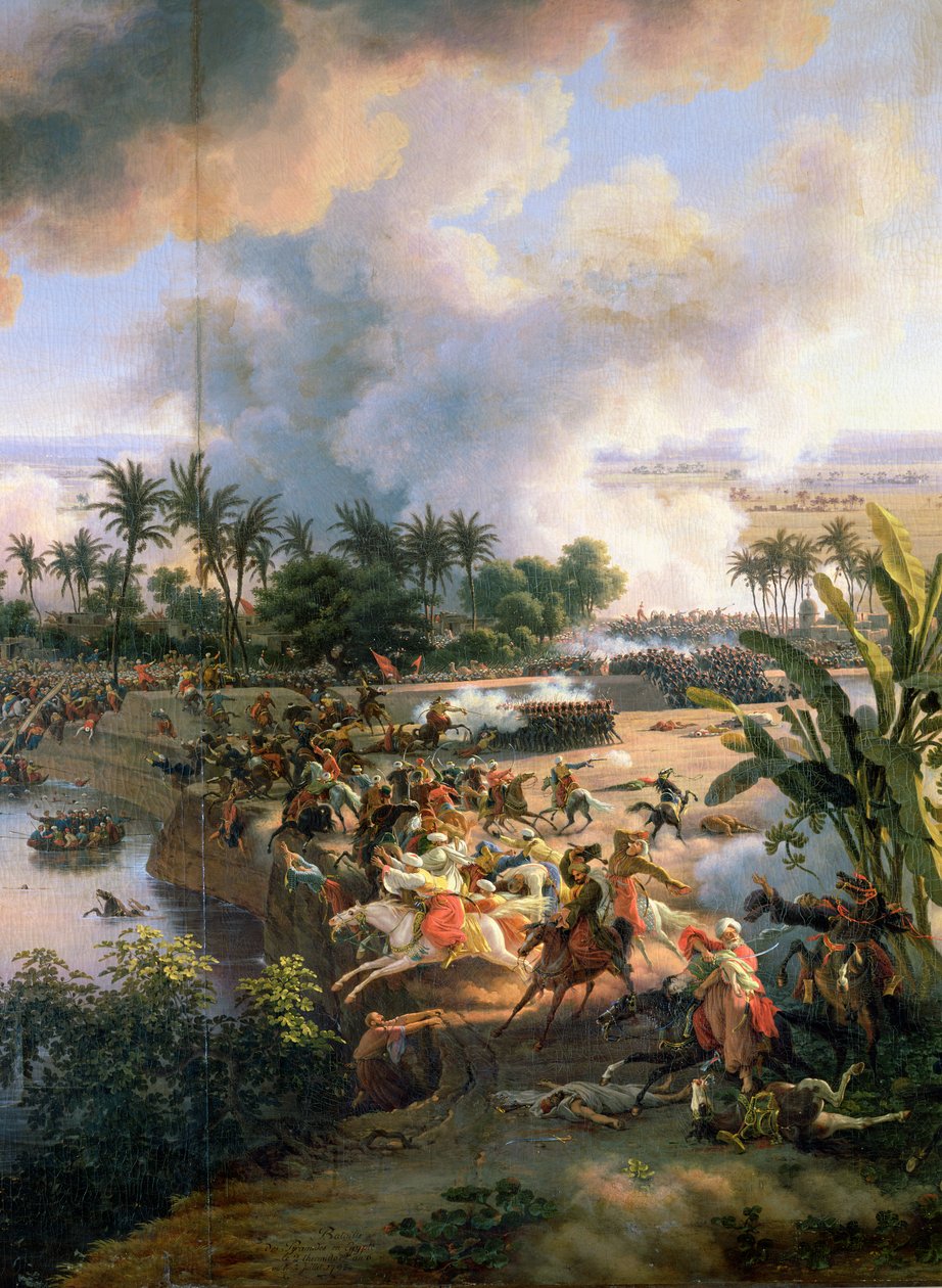 Bataille des Pyramides, 21 juillet 1798 (détail) - Louis Lejeune