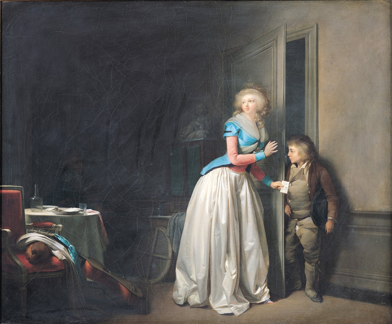 La visite reçue, 1789 - Louis Leopold Boilly