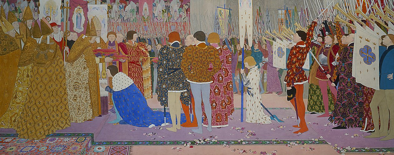 Le Couronnement à Reims du Dauphin, de la série Jeanne d