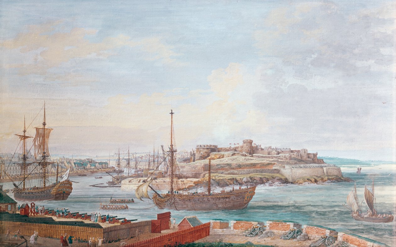 Brest, vers 1780 - Louis Nicolas van Blarenberghe