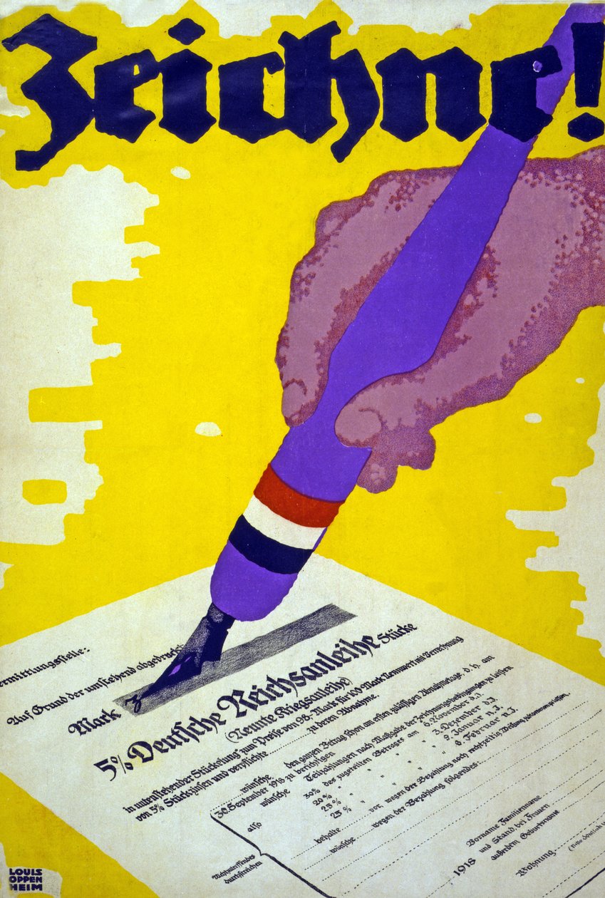 Zeichne! Pub. 1918 - Louis Oppenheim