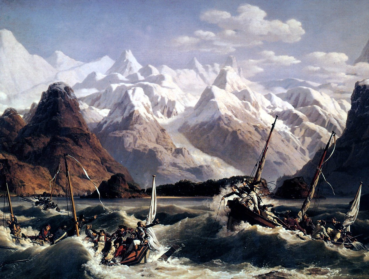 Naufrage de la flotte du marin Jean François de Galaup dit La Pérouse - Louis Philippe Crepin