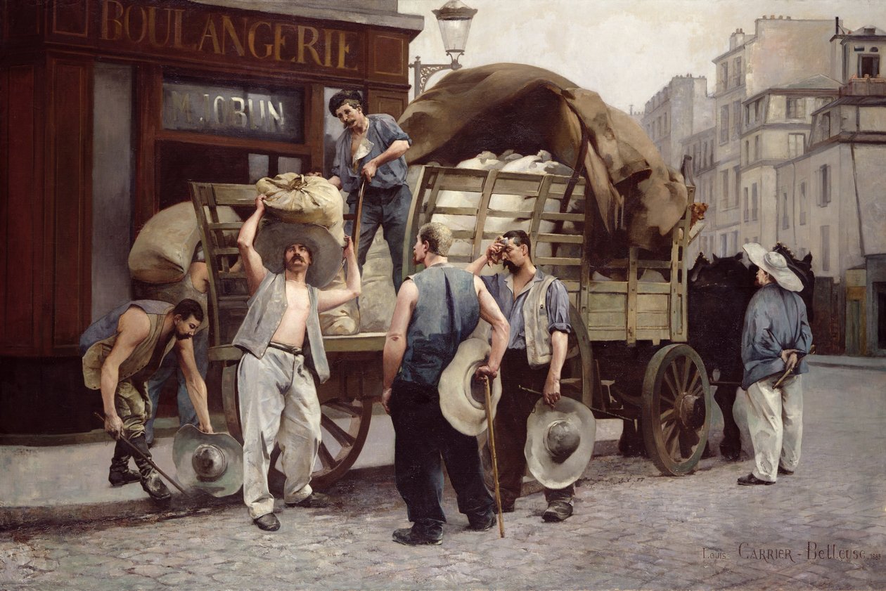 Livraison de farine, 1885 - Louis Robert Carrier Belleuse