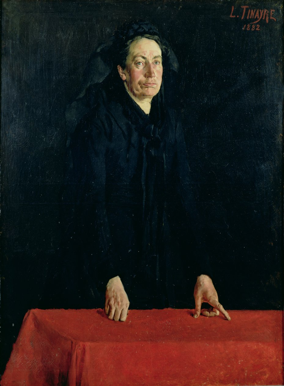 Portrait de Louise Clémence Michel (1830-1905) 1882 - Louis Tinayre