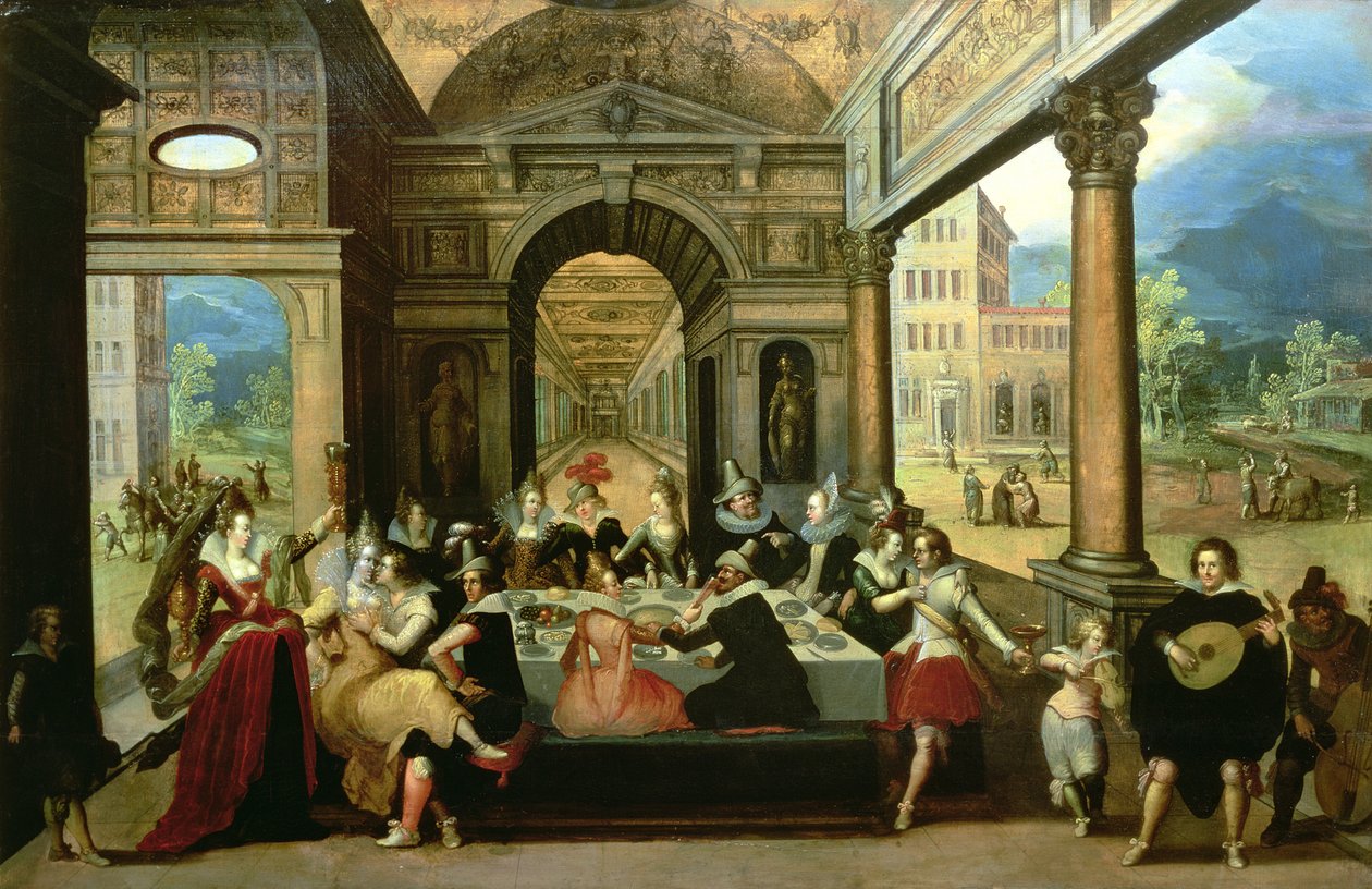La parabole du fils prodigue, 1600-20 - Louis de Caullery