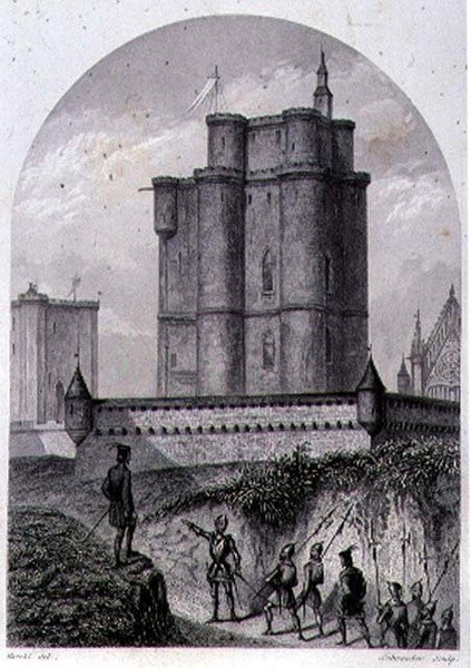 Le Donjon de Vincennes, gravé par Schroeder - Louis (after) Marckl