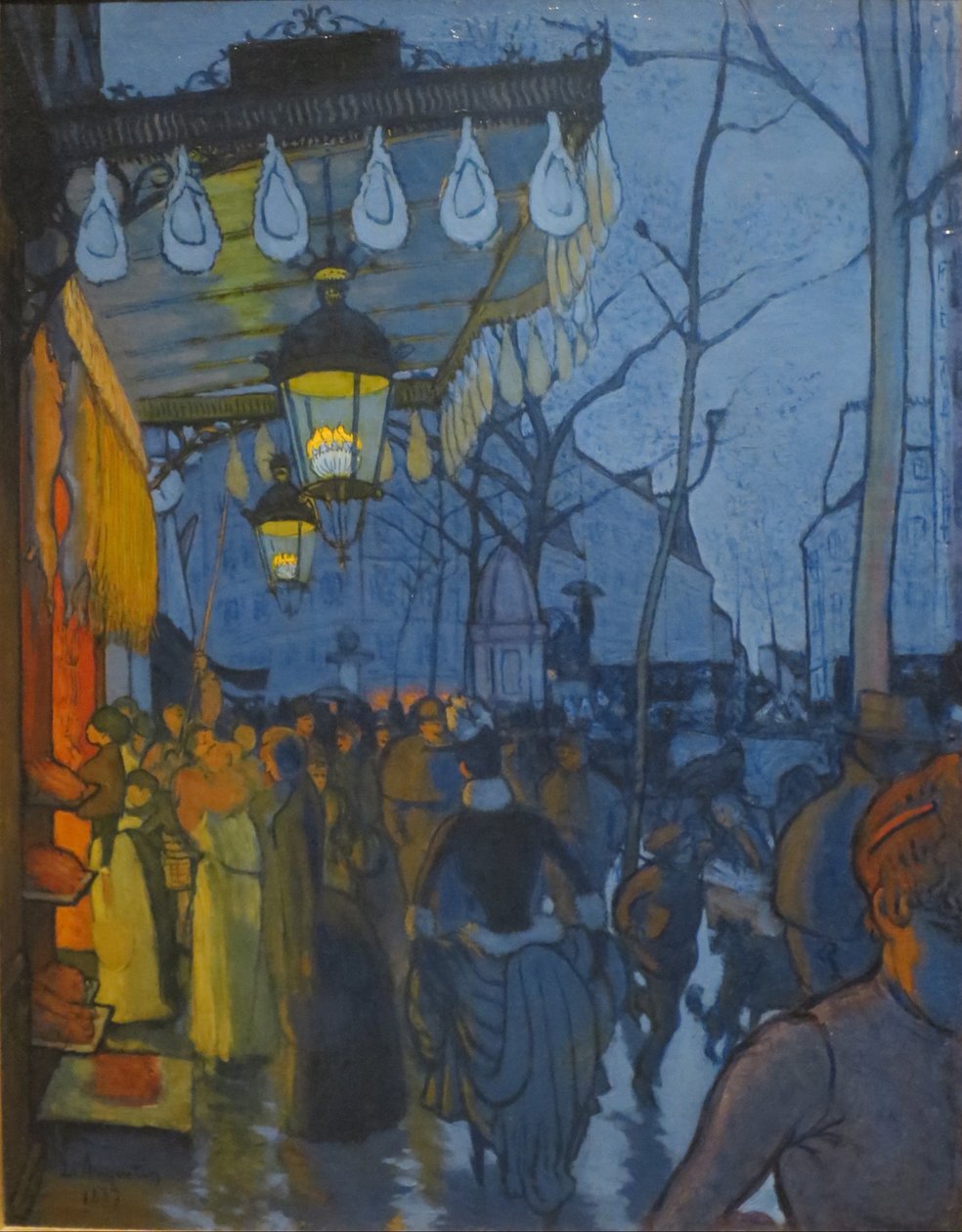 Avenue de Clichy : Cinq heures du soir - Louis Anquetin