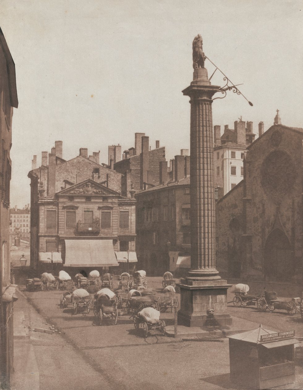 Place des Cordeliers sans Titre, vers 1852-1853 - Louis Antoine Froissart