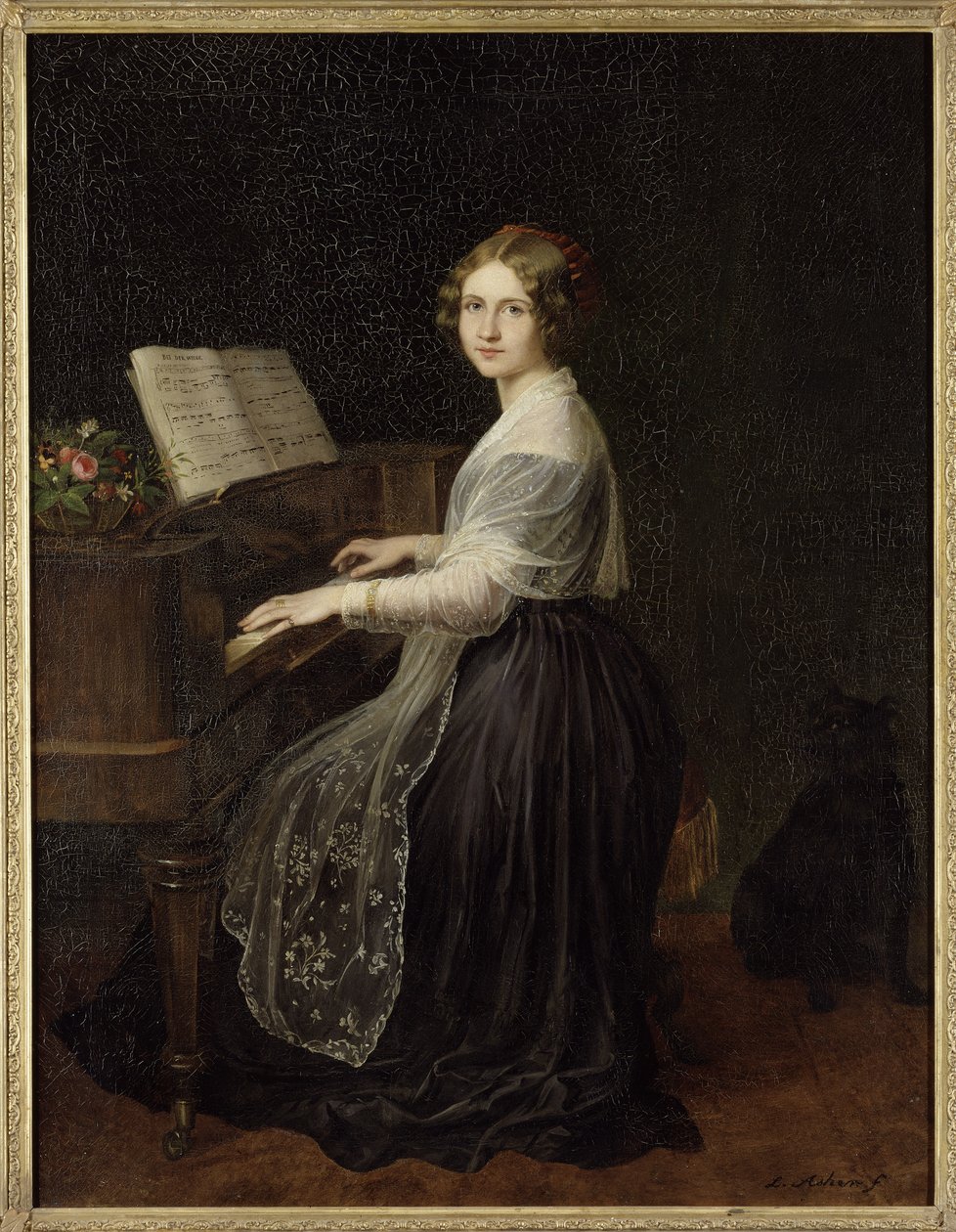 Portrait de la soprano Jenny Lind (1820-1887) - Louis Asher