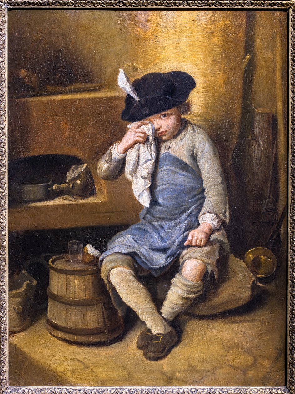 Enfant en penitence ou Boudeur - Louis Aubert