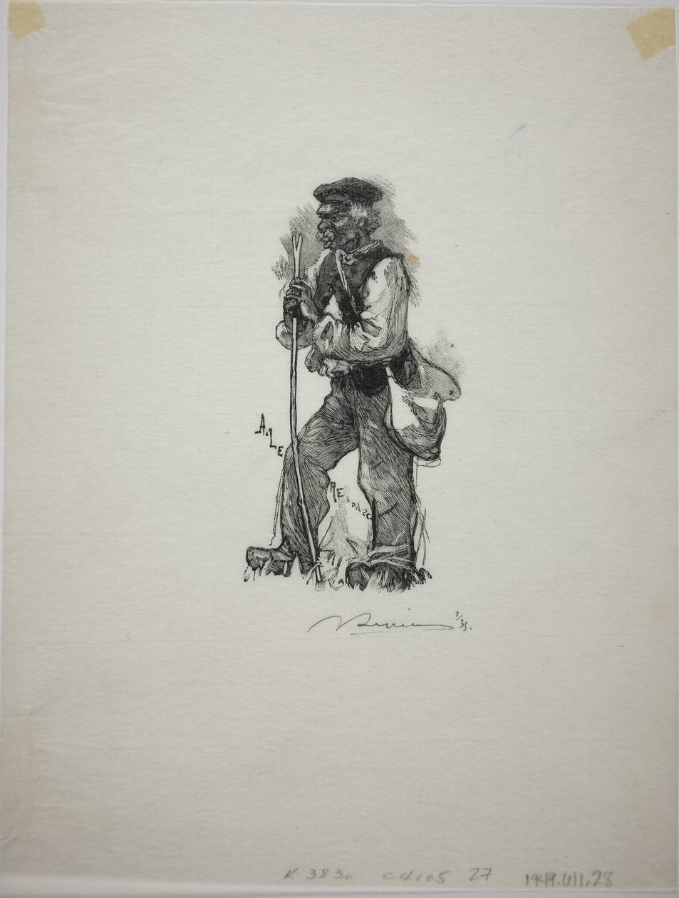 Chasseur de serpents - Louis Auguste Lepère