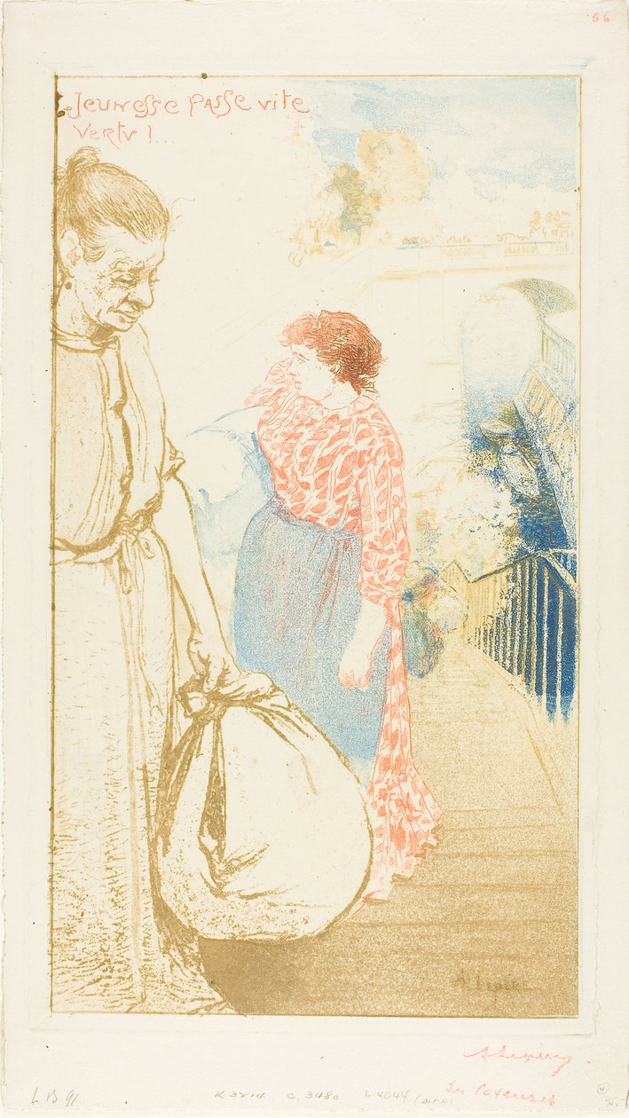 Les blanchisseuses - Louis Auguste Lepère