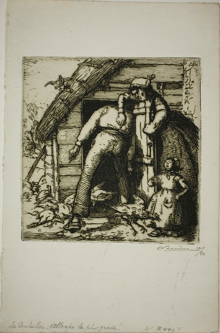 Le volailler - Louis Auguste Lepère