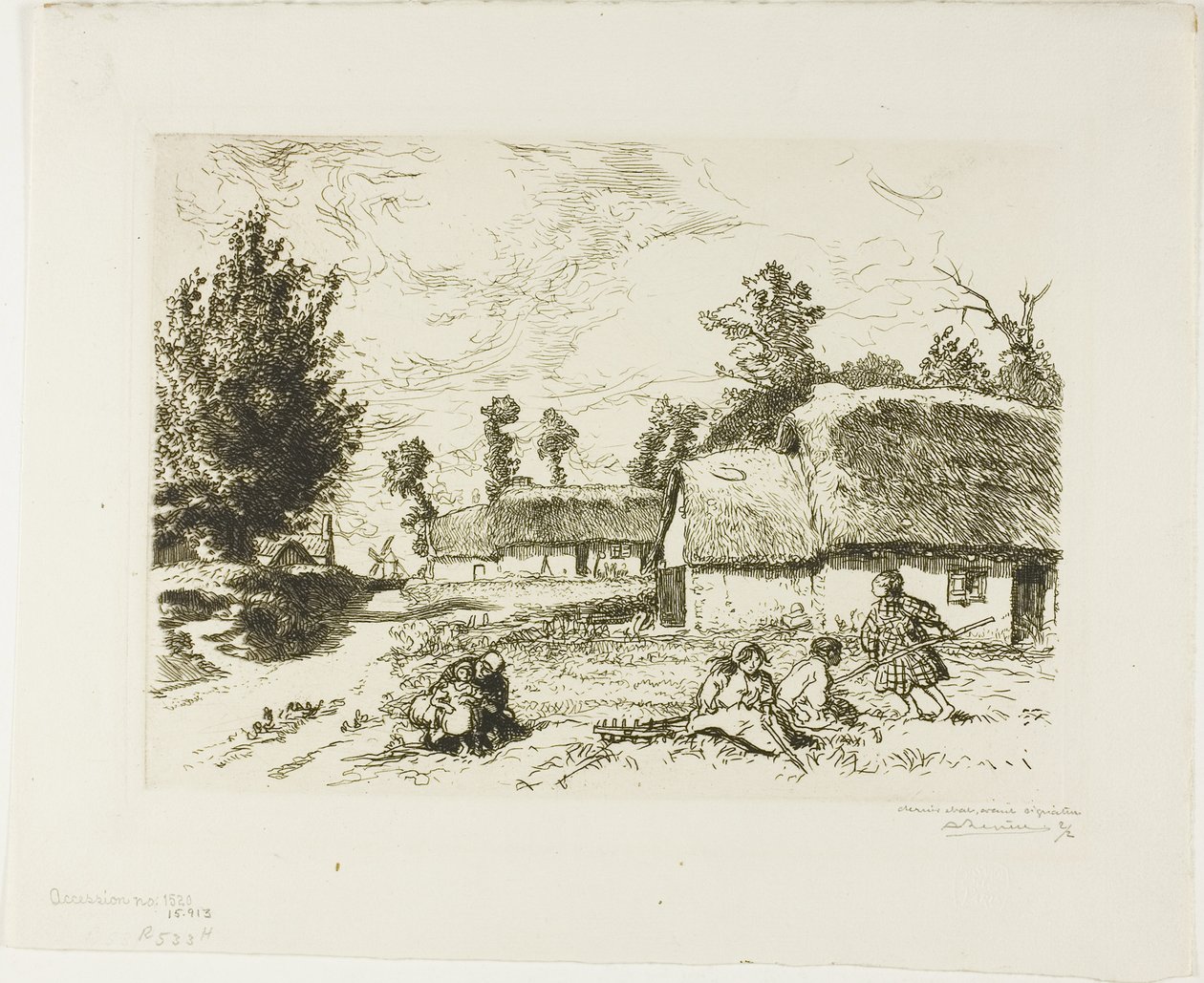 Deux chalets - Louis Auguste Lepère