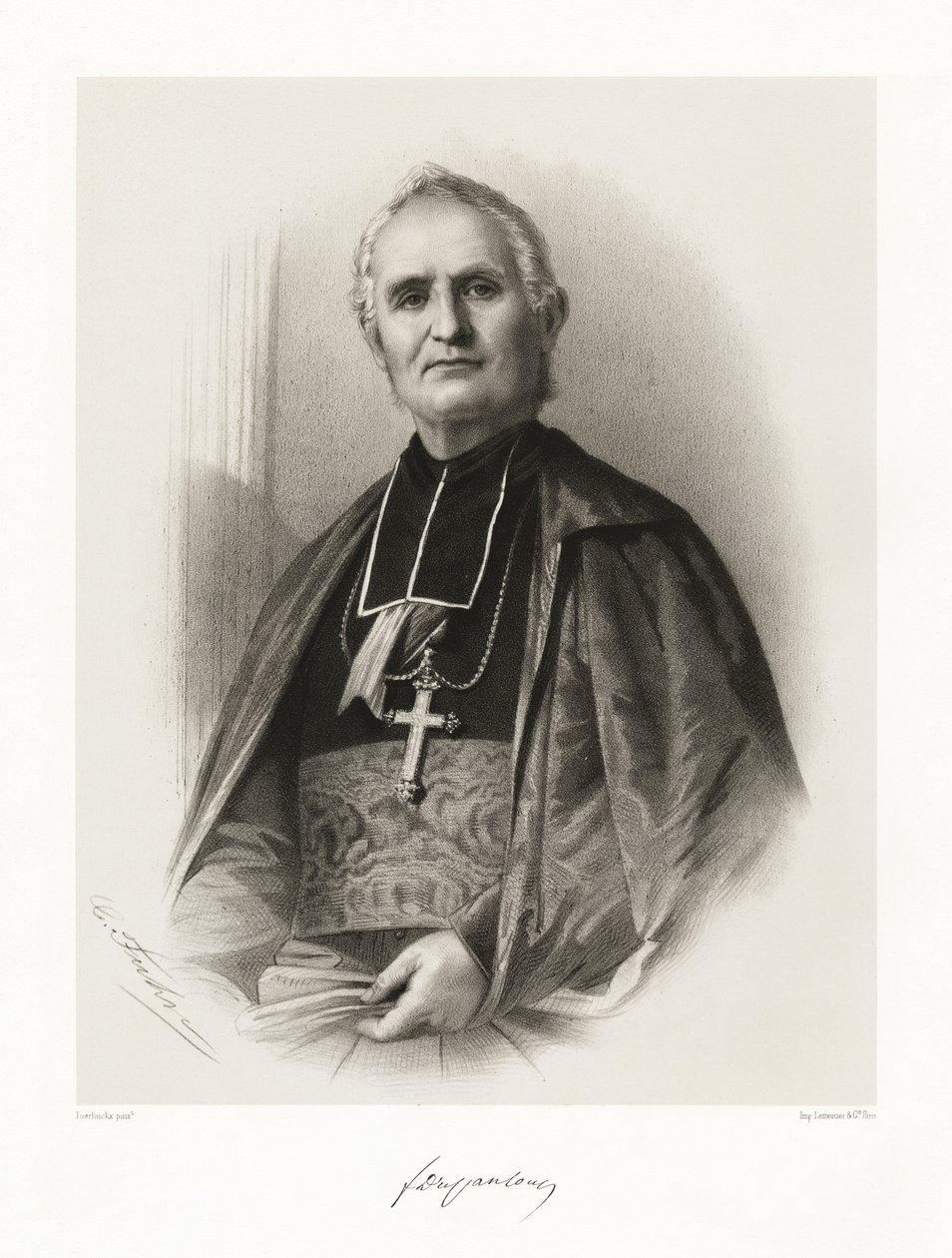Félix Dupanloup, 1865-66 - Louis Benoit Antoine Tuerlinckx