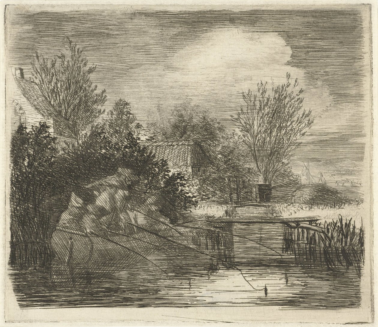 Pêcheurs au bord d