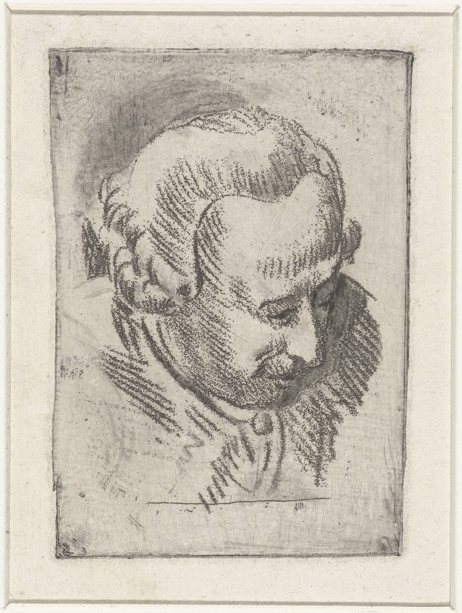Étude de tête de Jean Baptiste Coclers - Louis Bernard Coclers